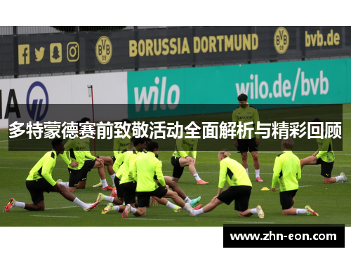 多特蒙德赛前致敬活动全面解析与精彩回顾