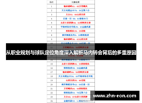 从职业规划与球队定位角度深入解析马内转会背后的多重原因